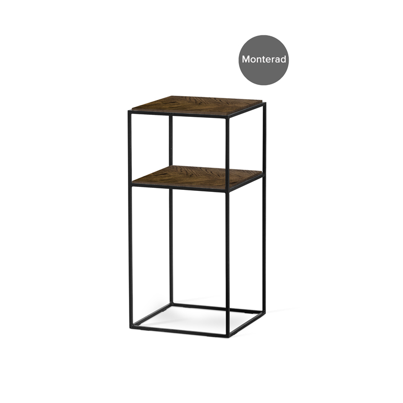 LIME sängbord  34x34 brunbets